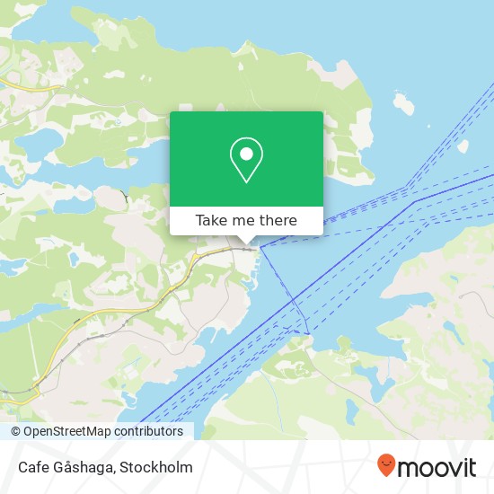 Cafe Gåshaga map