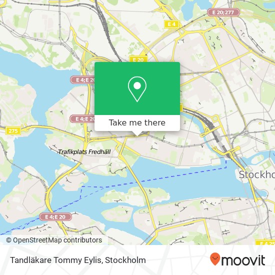 Tandläkare Tommy Eylis map