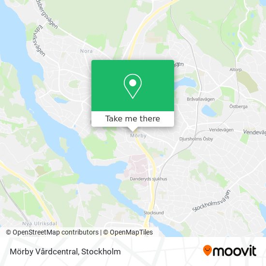 Mörby Vårdcentral map
