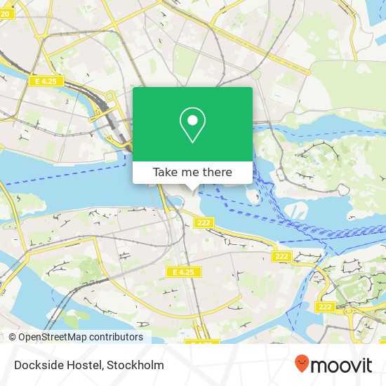 Dockside Hostel map