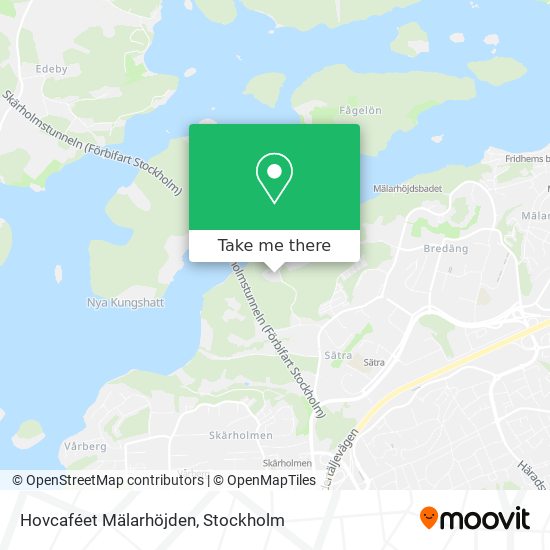 Hovcaféet Mälarhöjden map