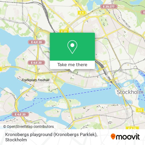 Kronobergs playground (Kronobergs Parklek) map