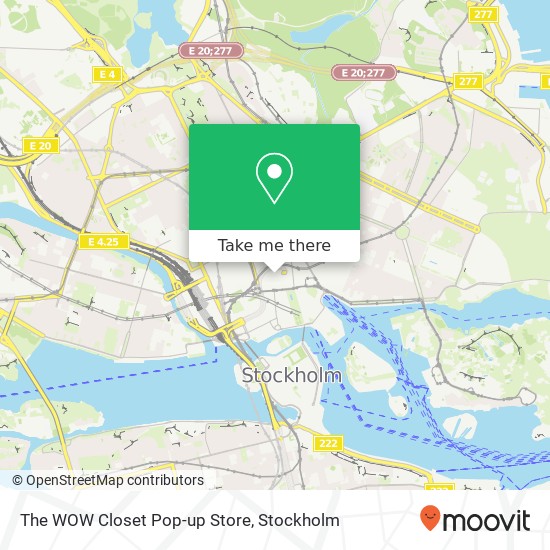 The WOW Closet Pop-up Store map