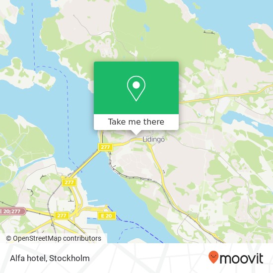 Alfa hotel map