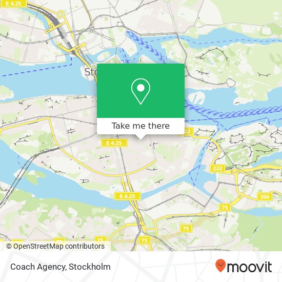 Coach Agency map