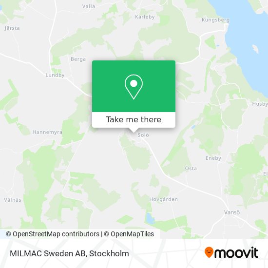 MILMAC Sweden AB map