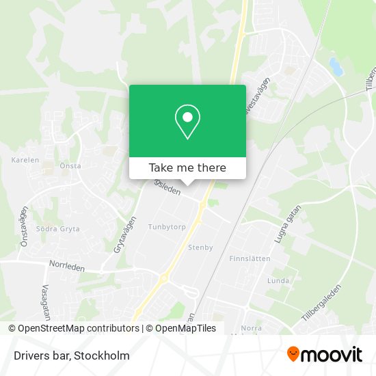 Drivers bar map