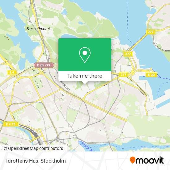 Idrottens Hus map