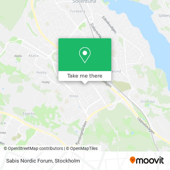 Sabis Nordic Forum map