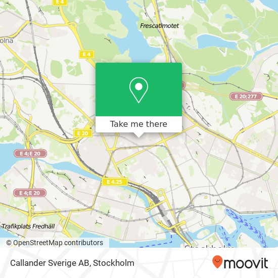 Callander Sverige AB map