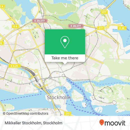 Mikkeller Stockholm map