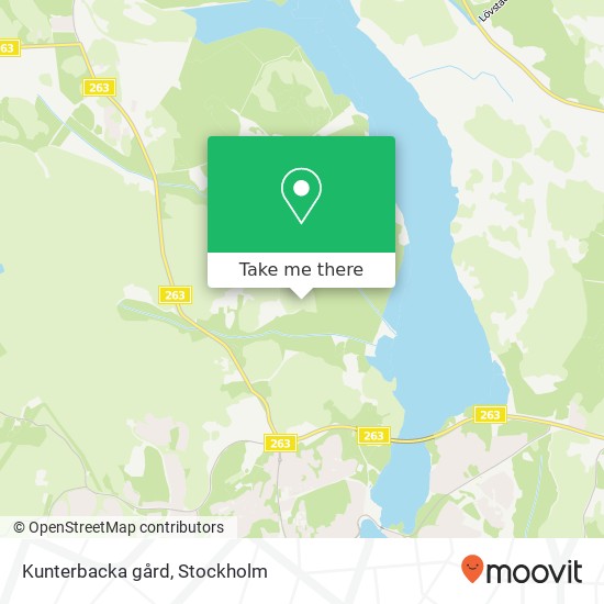 Kunterbacka gård map