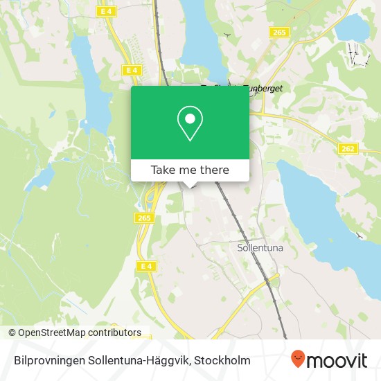 Bilprovningen Sollentuna-Häggvik map