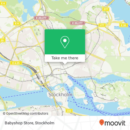 Babyshop Store map