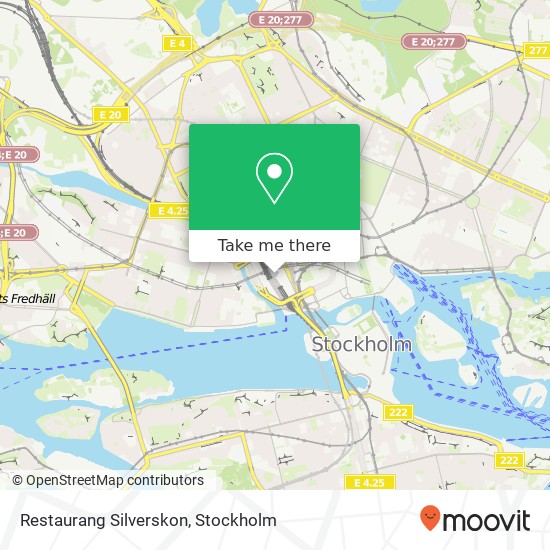 Restaurang Silverskon map