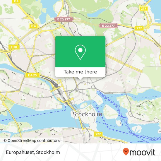 Europahuset map