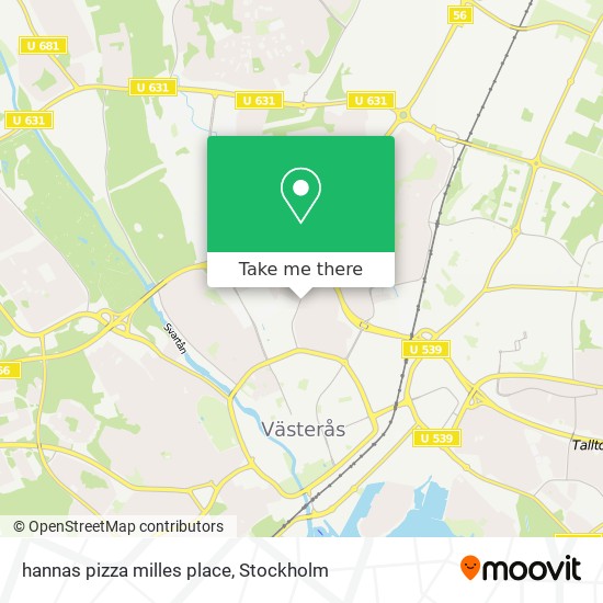 hannas pizza milles place map