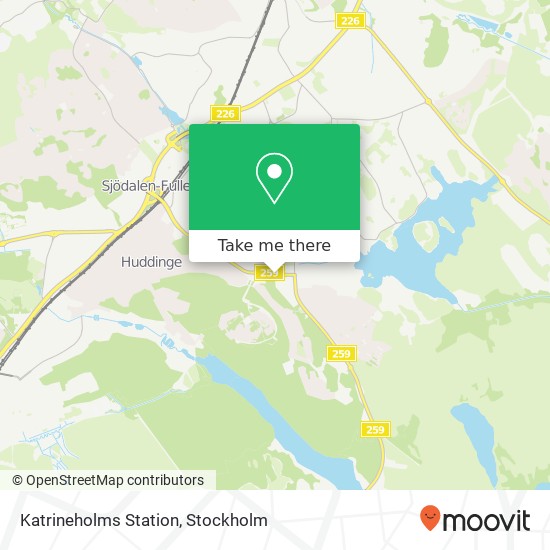 Katrineholms Station map