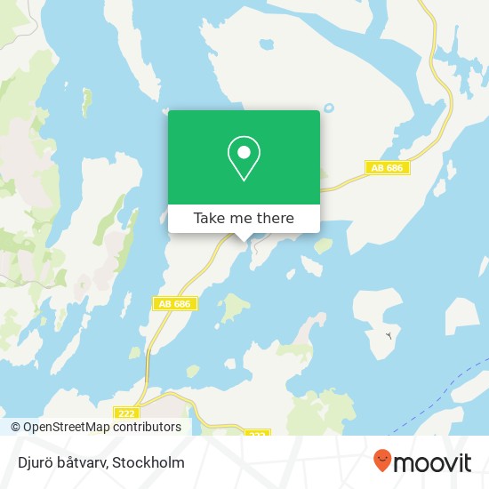 Djurö båtvarv map