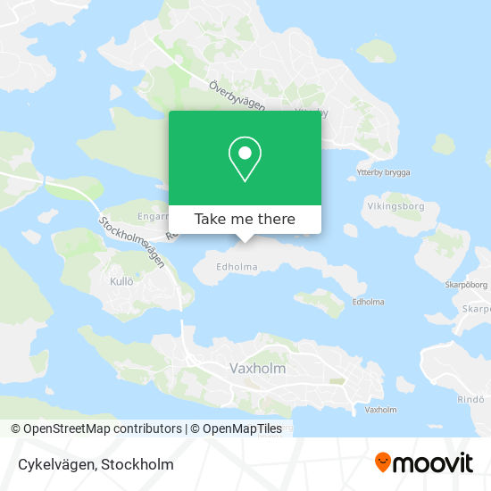 Cykelvägen map