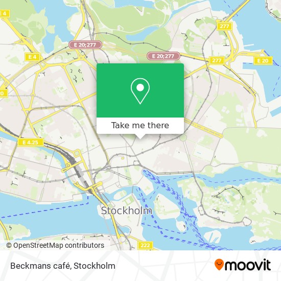 Beckmans café map