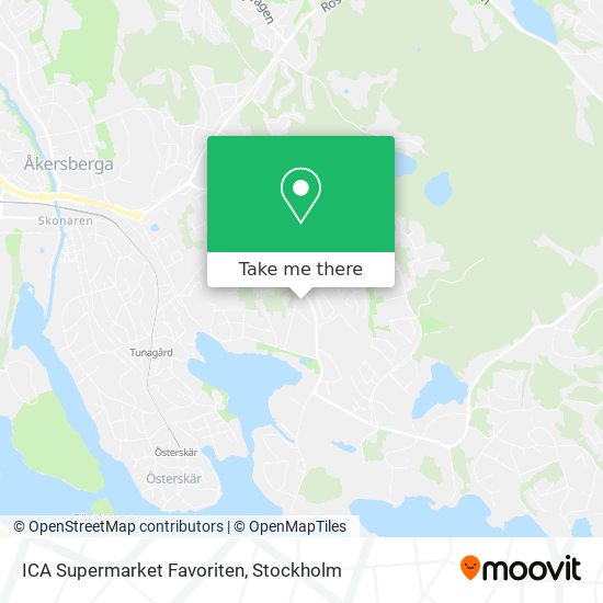 ICA Supermarket Favoriten map