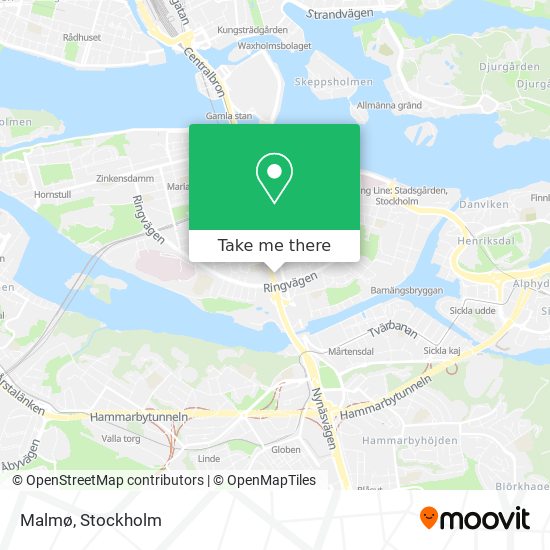 Malmø map