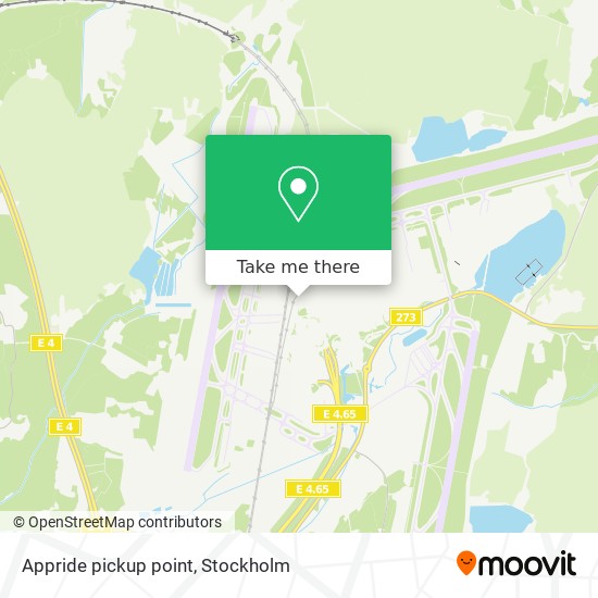 Appride pickup point map