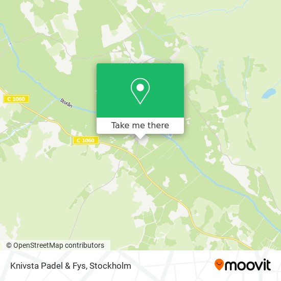 Knivsta Padel & Fys map