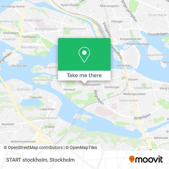 START stockholm map