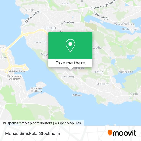 Monas Simskola map