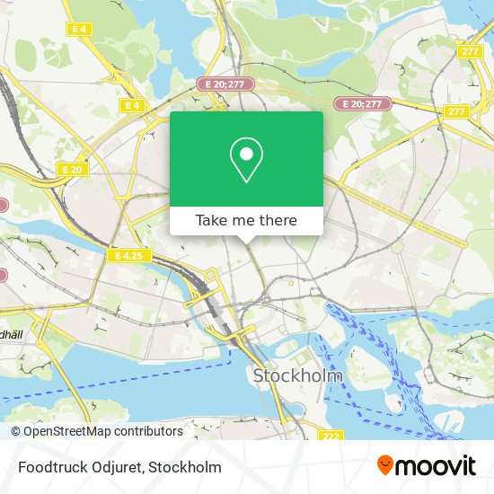 Foodtruck Odjuret map