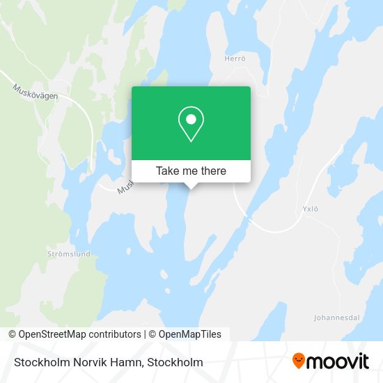 Stockholm Norvik Hamn map