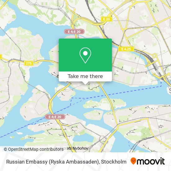 Russian Embassy (Ryska Ambassaden) map