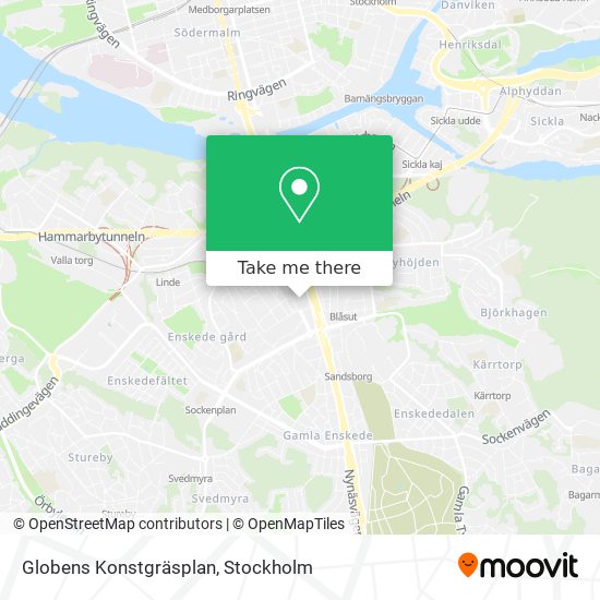 Globens Konstgräsplan map