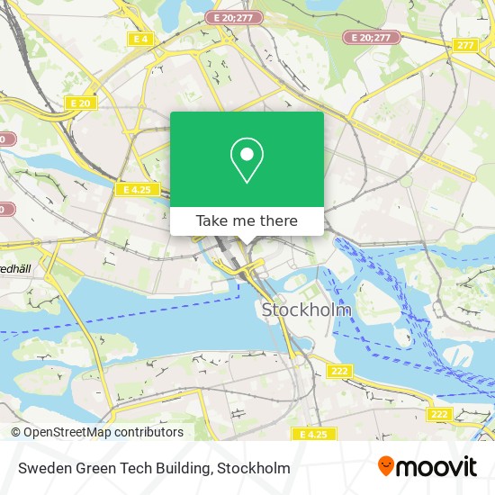 Sweden Green Tech Building map