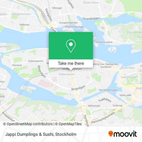 Jappi Dumplings & Sushi map