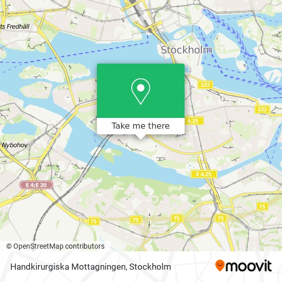 Handkirurgiska Mottagningen map