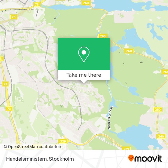 Handelsministern map