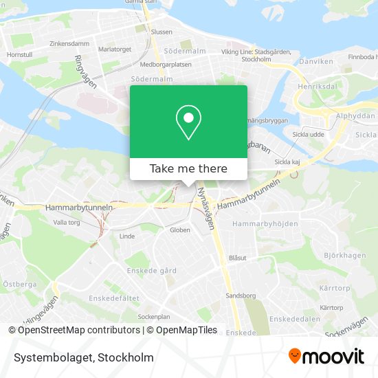 Systembolaget map