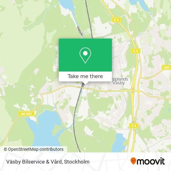 Väsby Bilservice & Vård map