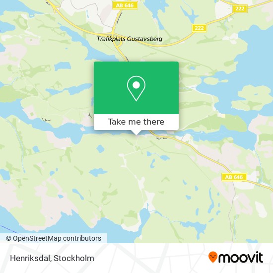 Henriksdal map