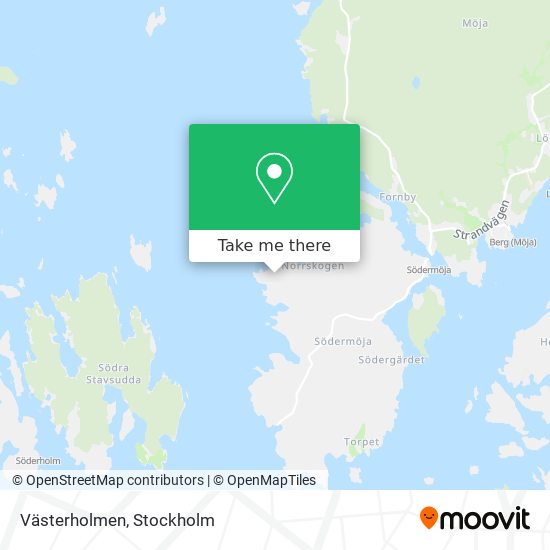 Västerholmen map