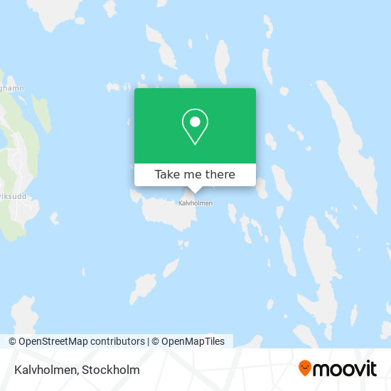 Kalvholmen map