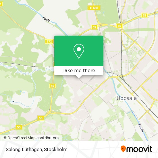 Salong Luthagen map