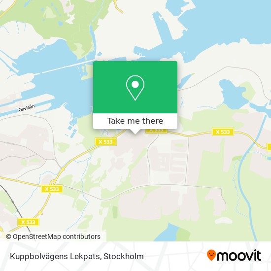 Kuppbolvägens Lekpats map