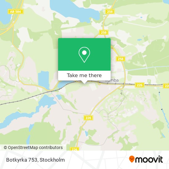 Botkyrka 753 map