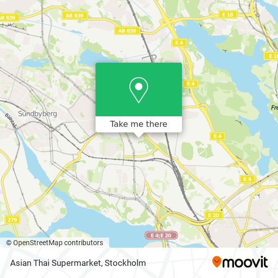 Asian Thai Supermarket map