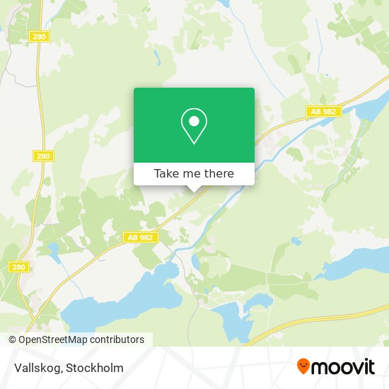 Vallskog map