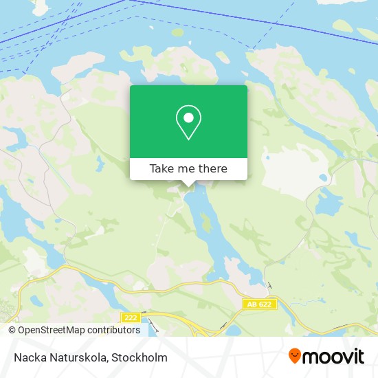 Nacka Naturskola map